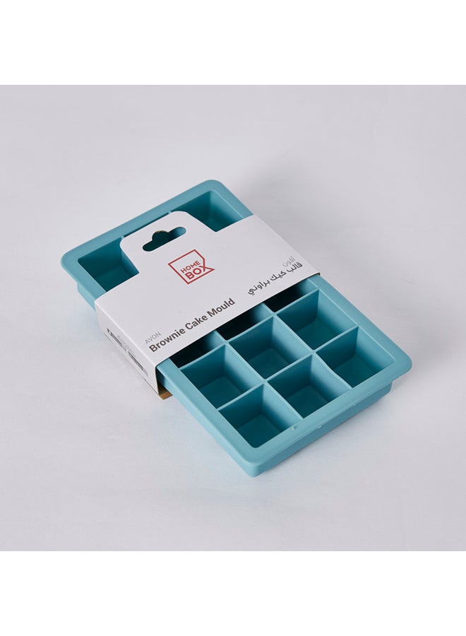 Home Box Silicone Brownie Cake Mould Blue 3x12cm  - Image 3