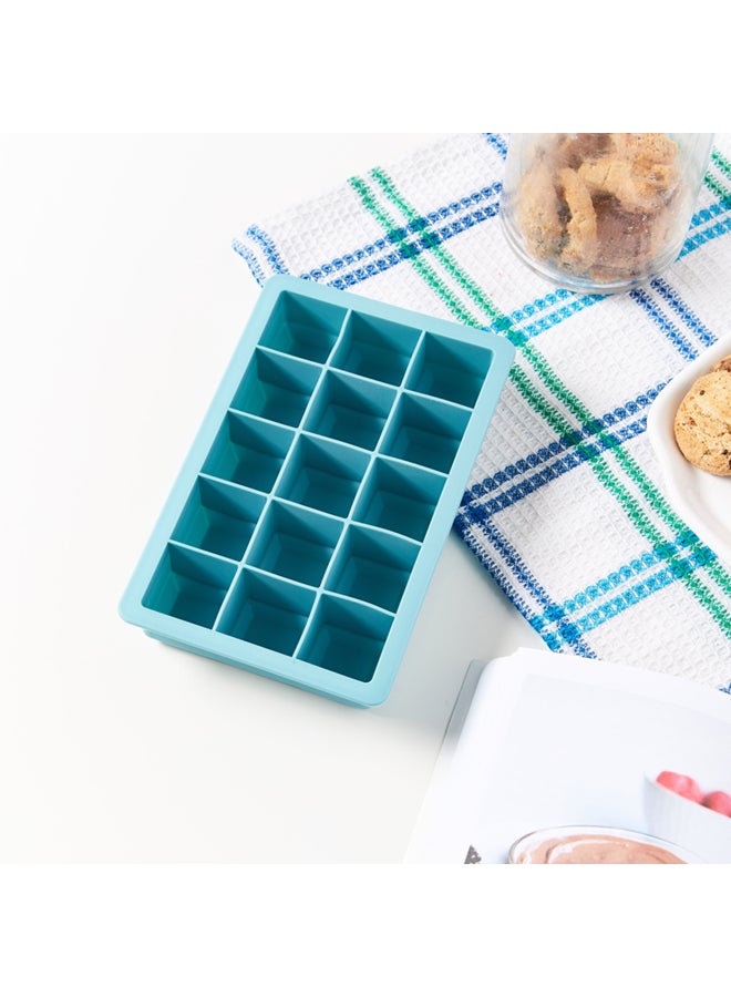 Home Box Silicone Brownie Cake Mould Blue 3x12cm  - Image 2