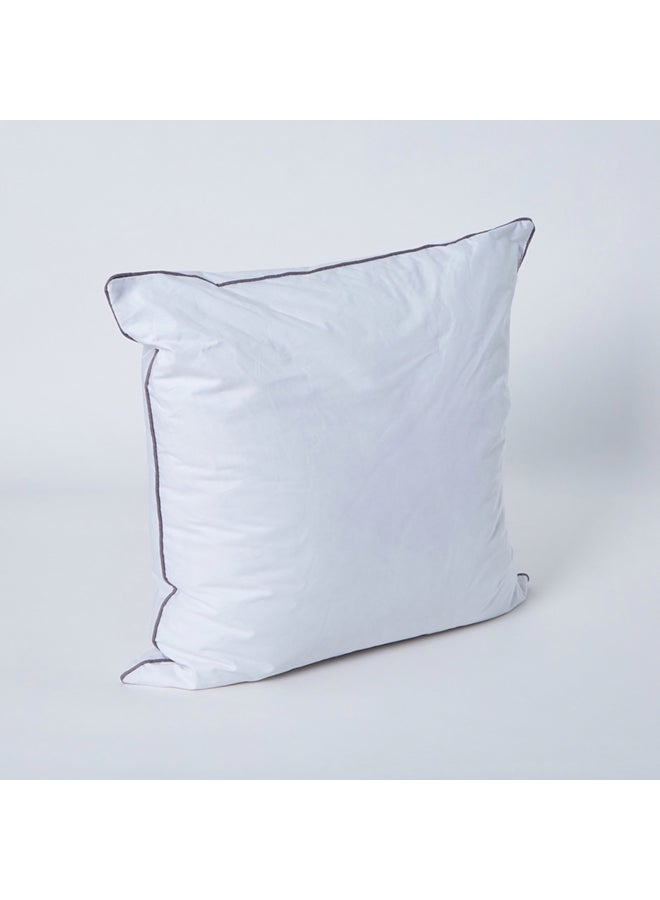 Home Box Luxury Down Alternative Filled Cushion Cotton White 45 x 45cm  - Image 3