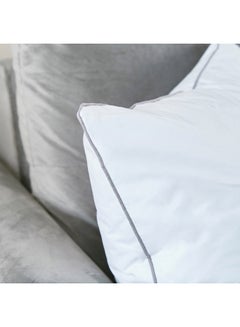Home Box Luxury Down Alternative Filled Cushion Cotton White 50 x 50cm  - Image 2