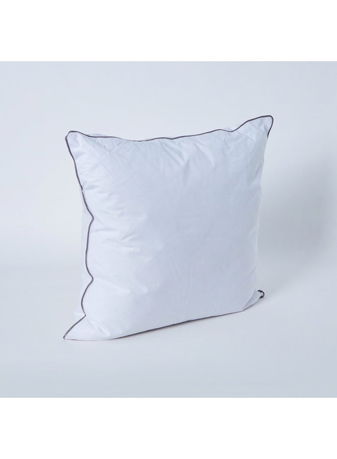 Home Box Luxury Down Alternative Filled Cushion Cotton White 50 x 50cm  - Image 3