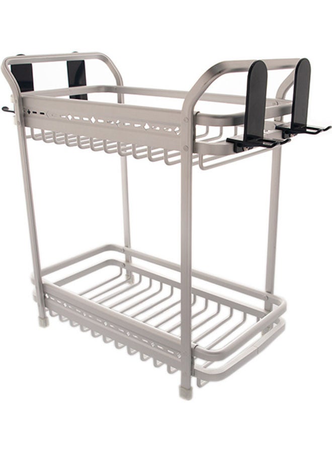 Dania - Multi-Use Rack Silver 30x15x30cm - Image 1