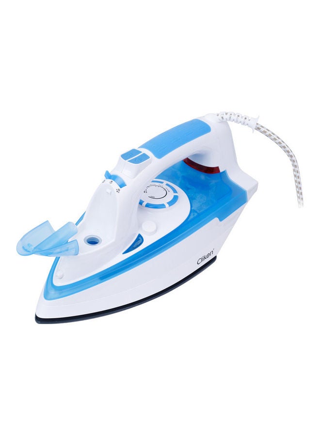Clikon Corded Electric Steam Iron 350.0 ml 2300.0 W CK4107 Blue/White - Image 4