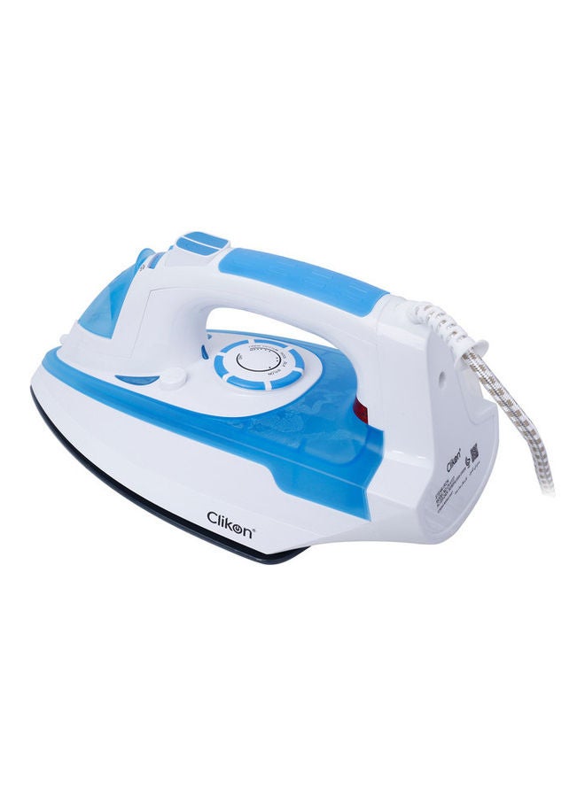 Clikon Corded Electric Steam Iron 350.0 ml 2300.0 W CK4107 Blue/White - Image 3