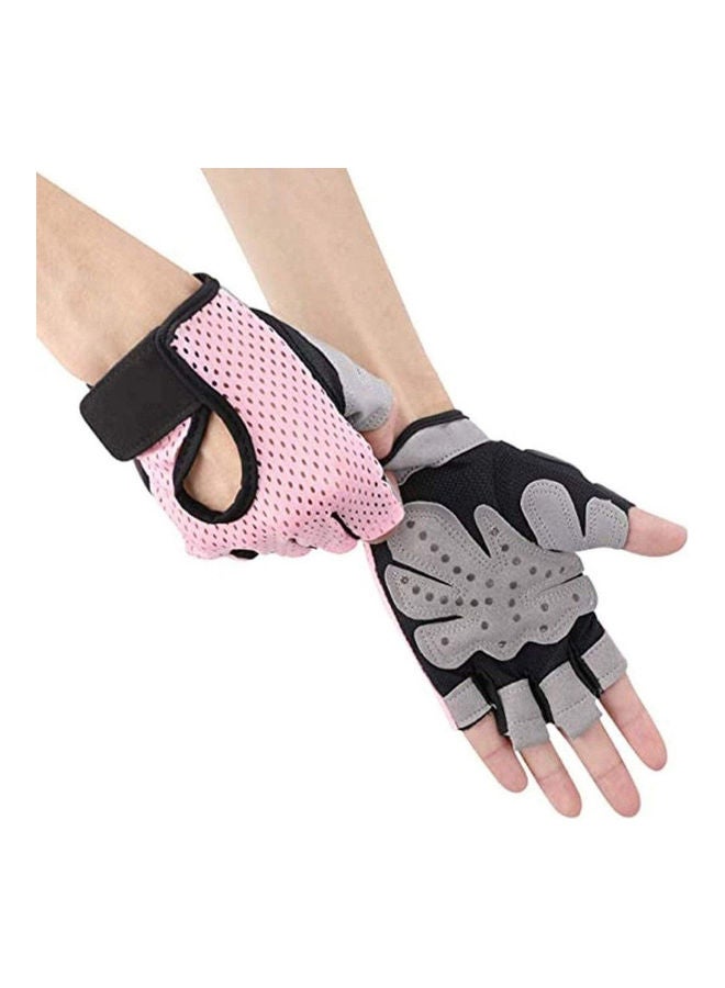 Pair Of Half Finger Weight Lifting Gloves Medium - v1633268301/N51204035A_2