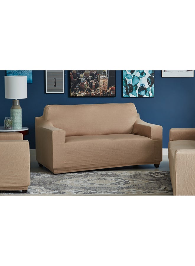 Home Box - 2-Seater Essential Sofa Cover Beige - Image 1