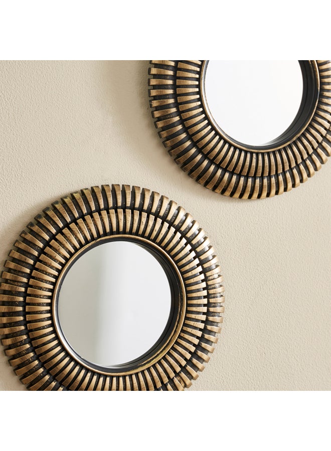 Nomad 3-Piece Mirror Set Gold 25cm