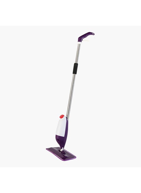 Amity Multi-Functional Spray Refillable Spin Cleaning Mop Set Purple/White