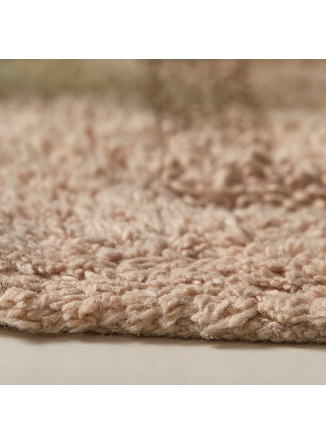 Home Box Atlanta Cotton Bath Mat Beige 48x73cm - Image 3