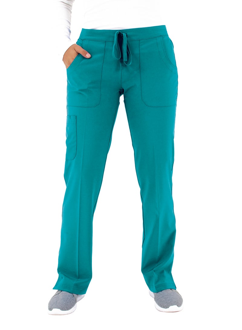 Contego Active Women Antimicrobial Cargo Pant Teal - v1633274081/N51077660V_1