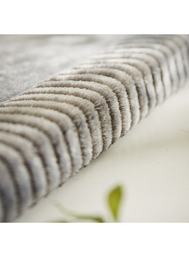 Home Box - Lavish Memory Foam Bath Mat Grey 60 x 90cm - Image 1