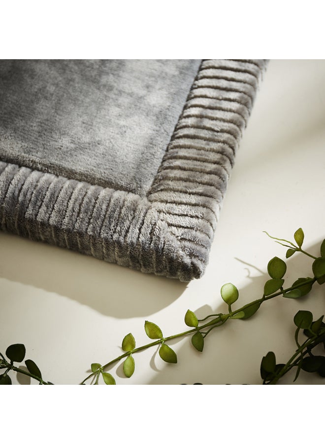 Home Box - Lavish Memory Foam Bath Mat Grey 60 x 90cm - Image 1