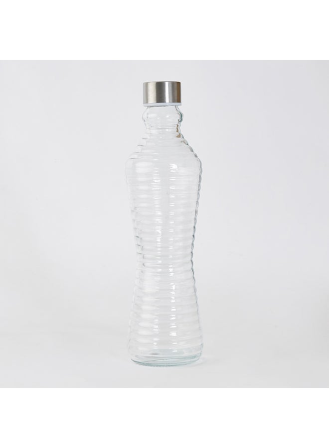 Home Box - Coolers Textured Glass Bottle Clear - Image 1