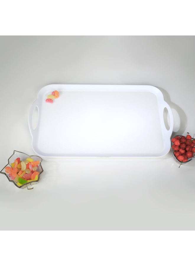 Home Box - Belcasa Serving Tray White 51 x 35cm - Image 1