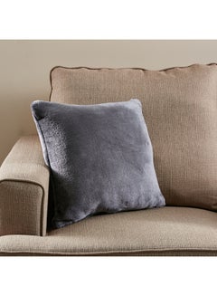 Home Box Lavish Filled Cushion Polyester Silver 45x45centimeter  - Image 2