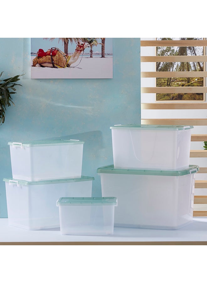 هوم بوكس صندوق تخزين شفاف من جوانا - 150 لتر شفاف 150لترات - Image 5