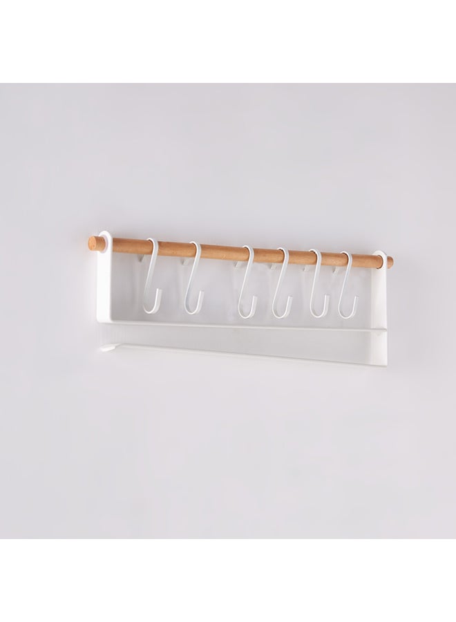 Home Box Maisan Hooks White 33 x 13cm - Image 1