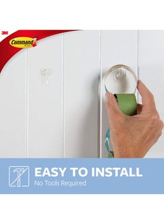 Home Box 6-Piece Mini Hook Set Clear 1.08 x 0.85inch  - Image 2