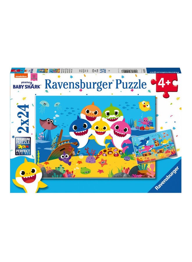 Ravensburger - Baby Shark Treasure Hunt Jigsaw Puzzle - Image 1