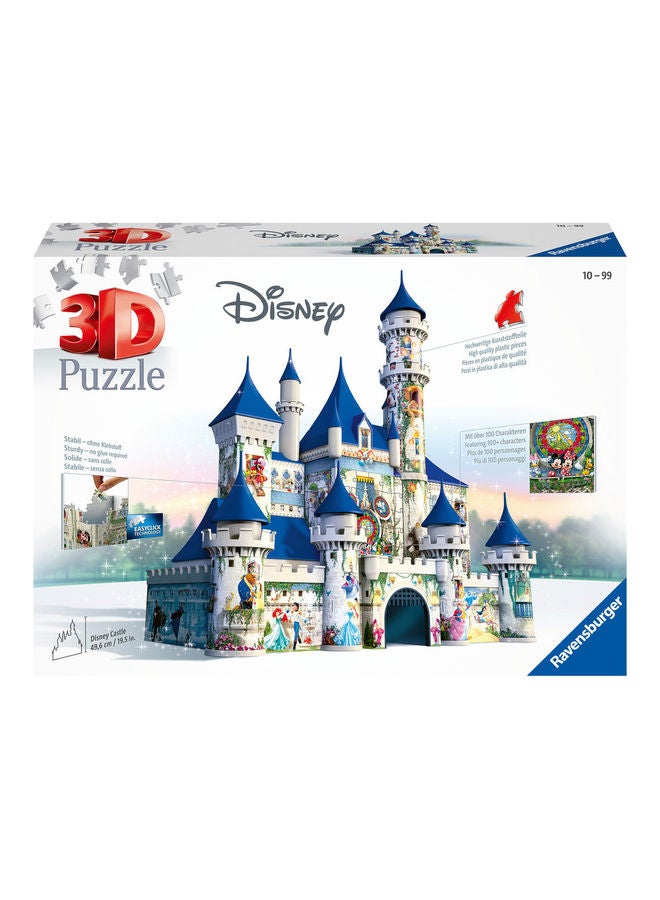 Ravensburger Disney Castle 3D Puzzle 49.5x12cm - Image 1