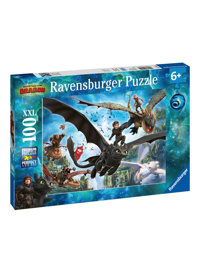 رافنسبورغر لعبة أحجية تركيب الصور لصورة مستوحاة من فيلم الرسوم المتحركة "How to Train Your Dragon: The Hidden World" 33.5x3.7سم - Image 2