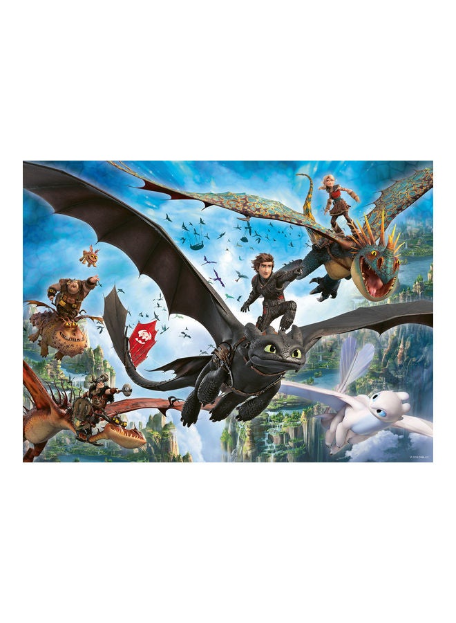 رافنسبورغر لعبة أحجية تركيب الصور لصورة مستوحاة من فيلم الرسوم المتحركة "How to Train Your Dragon: The Hidden World" 33.5x3.7سم - Image 3