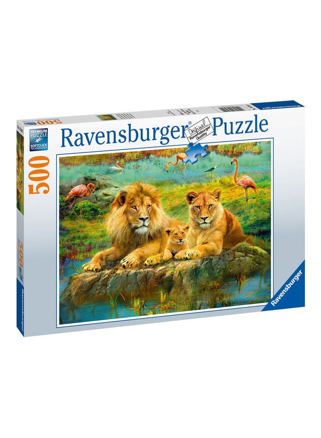 رافنسبورغر أحجية تركيب الصور بتصميم أسود في غابات السافانا 33.5x3.7سم - Image 2