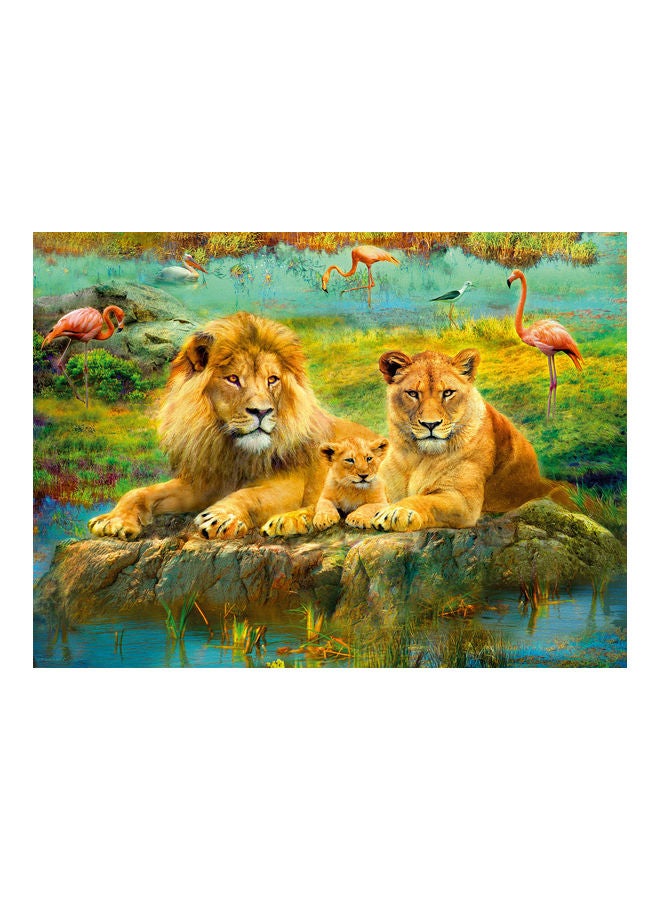 رافنسبورغر أحجية تركيب الصور بتصميم أسود في غابات السافانا 33.5x3.7سم - Image 3