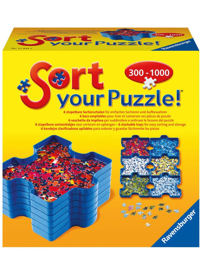 Ravensburger Sort Your Jigsaw Puzzle! 20.2x20.2x10cm - Image 1