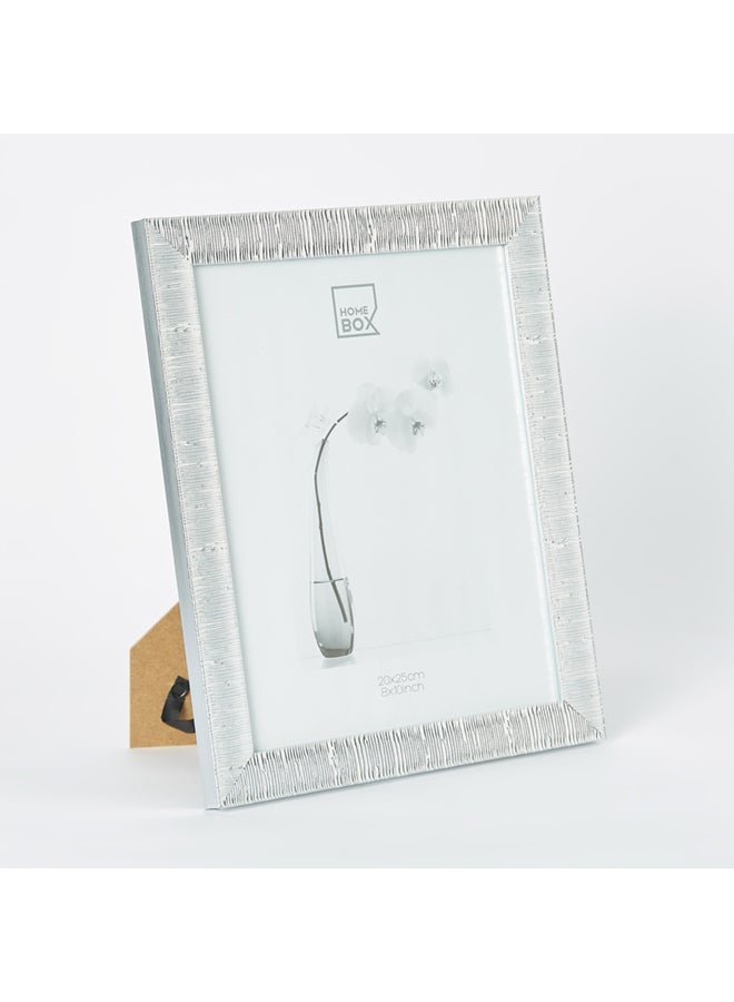 Home Box Waterford Textured Photo Frame Silver 8x10inch  - Image 2