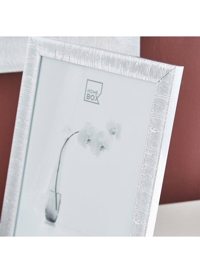 Home Box Waterford Textured Photo Frame Silver 8x10inch  - Image 4