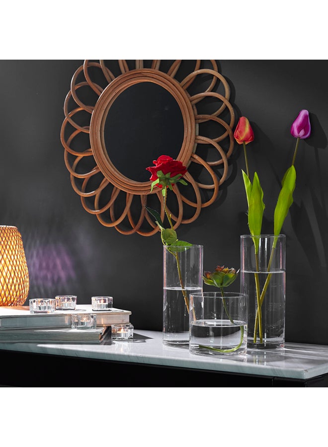 Home Box Tria 5-Piece Square-Shaped Tealight Holders Clear  - Image 4