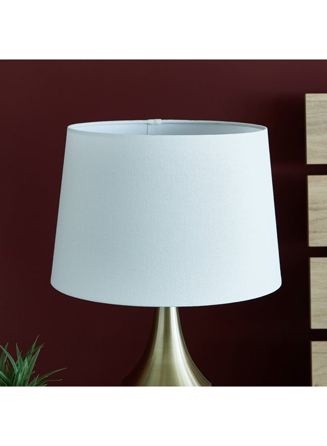 هوم بوكس مصباح طاولة معدني من أنتارك - 53 سم ذهبي/ أبيض 53x33x33سم - Image 4