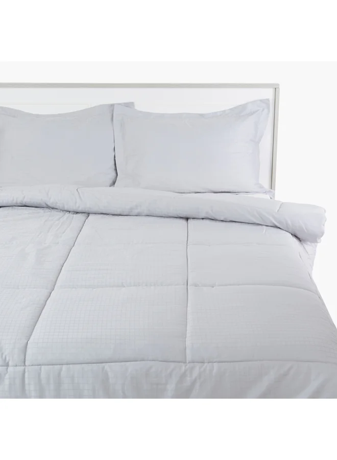 Home Box 3-Piece Cambridge Chequered Comforter Set