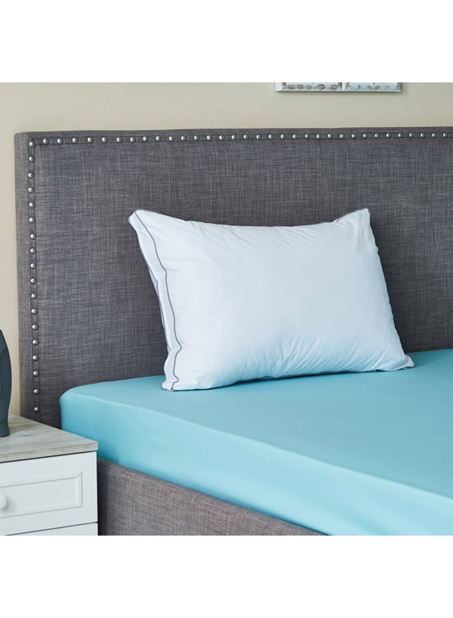 Home Box Regal Pillow Microfiber White 75x50cm - Image 3