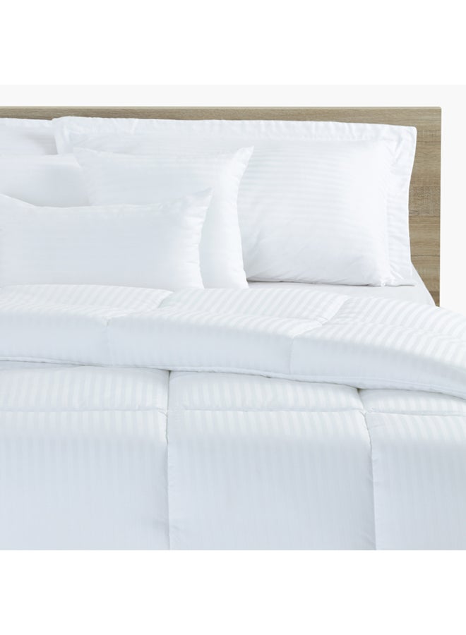 Home Box 7-Piece Hamilton Biab Comforter Set Cotton White  - Image 1