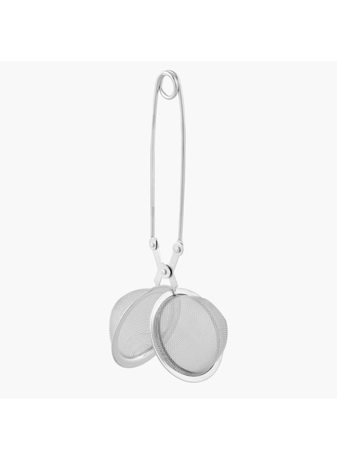 Home Box Metal Tea Ball Silver 16cm  - Image 2