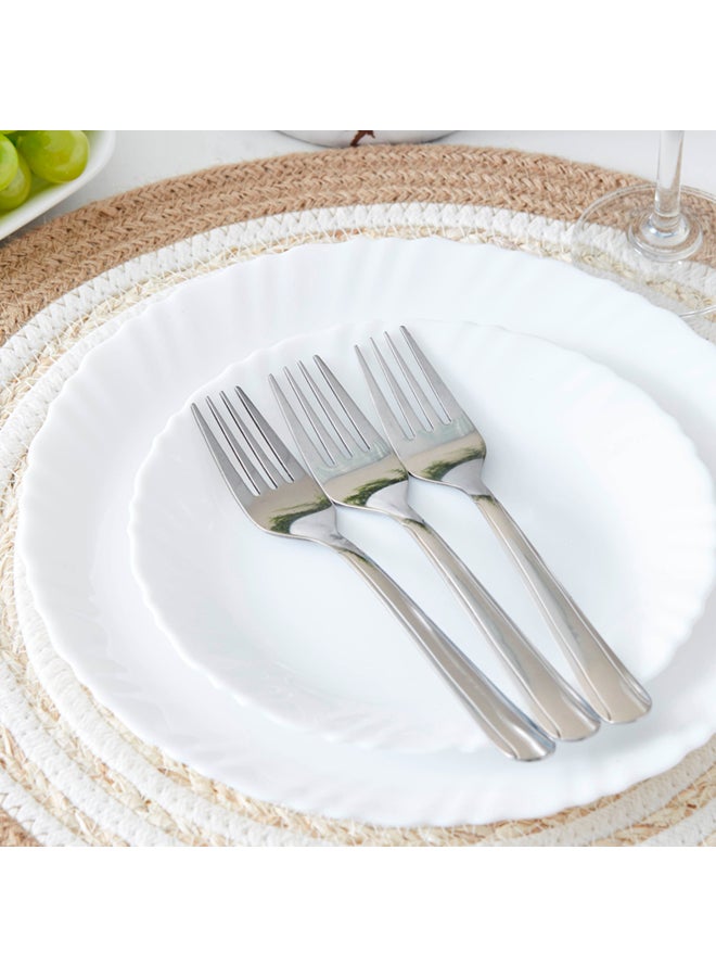 Home Box - 3-Piece Juliet Table Fork Set Silver 23cm - Image 1