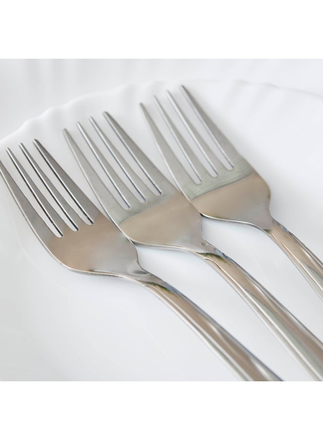 Home Box - 3-Piece Juliet Table Fork Set Silver 23cm - Image 1