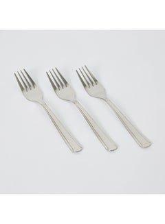 Home Box 3-Piece Juliet Table Fork Set Silver 23cm  - Image 4