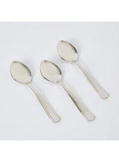 Home Box 3-Piece Table Spoon Set Silver 23cm  - Image 4