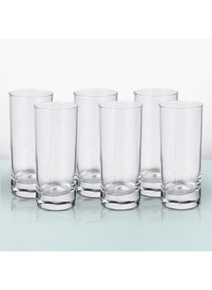 Luminarc 6 Piece Pearl Islande Highball Tumbler Set Clear 