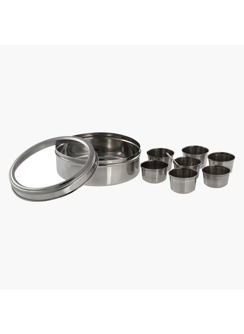 7-Piece Shine Spice Kit Silver 18.5cm