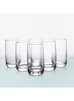 Luminarc 6-Piece Pearl Vigne Highball Tumbler Set White 