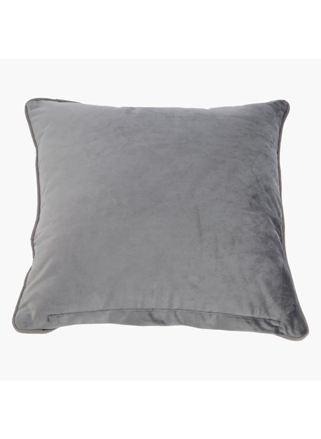 Home Box Dove Cushion Cover polyester Grey 45 x 45cm  - Image 1