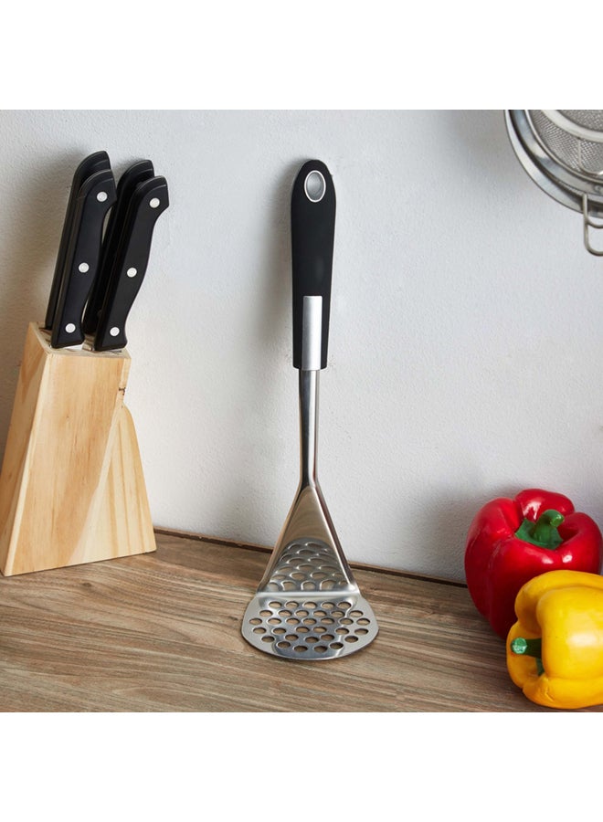 Home Box - Multi Function Masher Silver/Black 31cm - Image 1