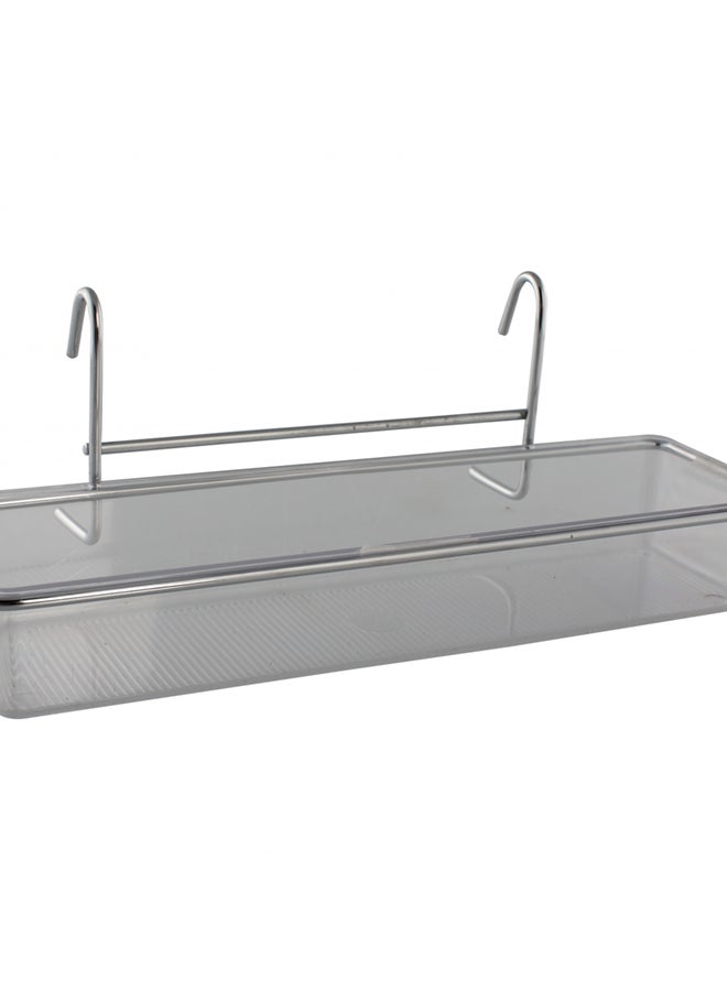 هوم بوكس وحدة تخزين بيرلين بإمكانية التثبيت على الحائط شفاف/فضي 34سم - Image 3