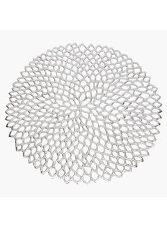 Home Box Lucy Round Placemat Silver 40cm  - Image 1
