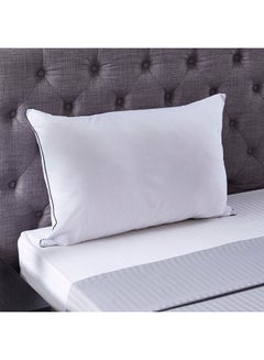 Home Box Hilton Pillow Cotton White 50x75cm  - Image 1