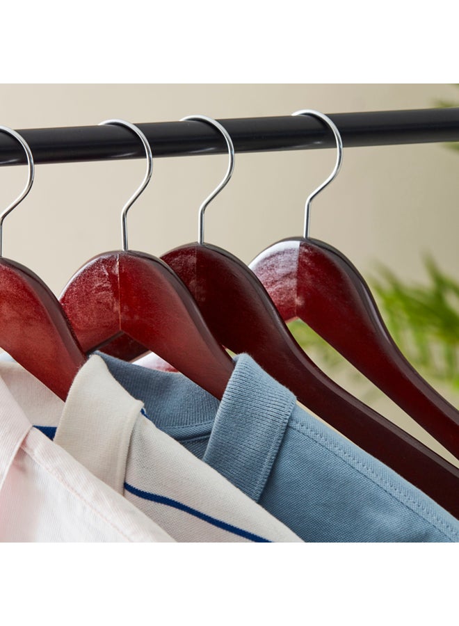 Home Box 5-Piece Forest Clothes Hanger Set Brown 44.5 x 23cm  - Image 3